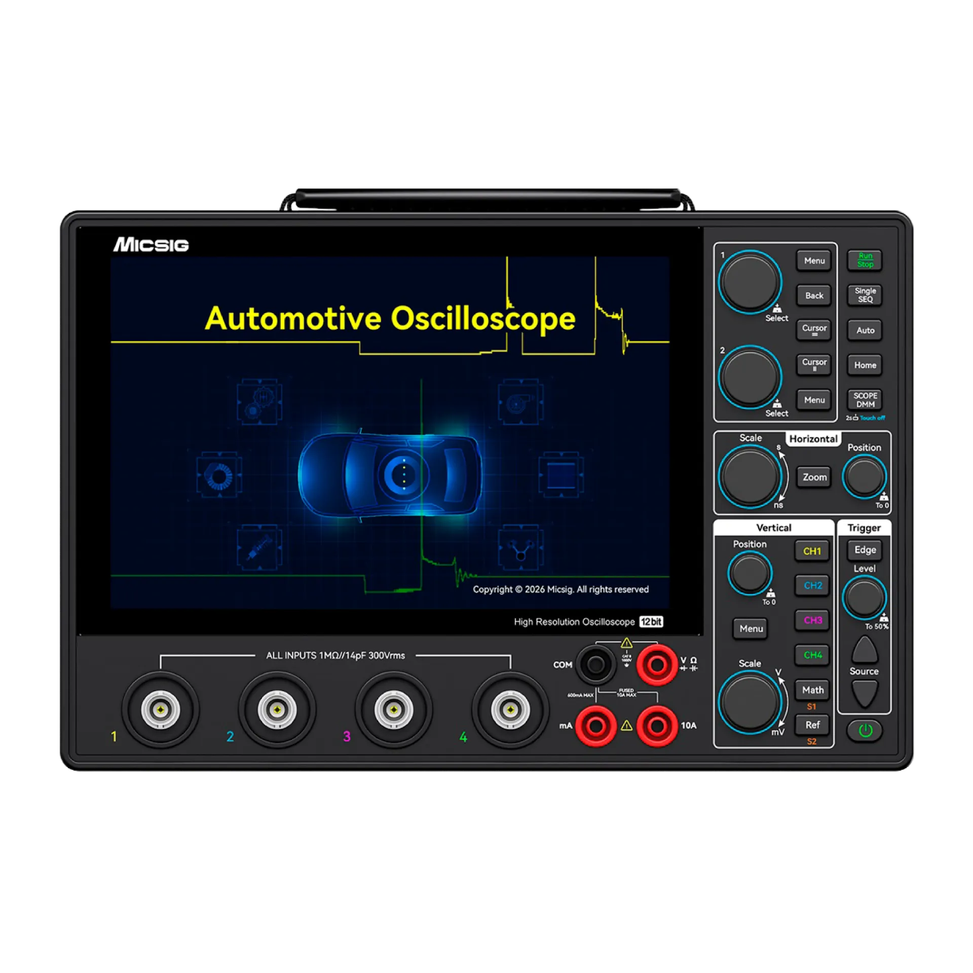 OSCILOSCOPIO STANDARD PARA DIAGNÓSTICO AHO14-200 / MICSIG